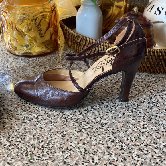 Shoes with a criss cross strap.  Never out of style! - Picture 2 of 5